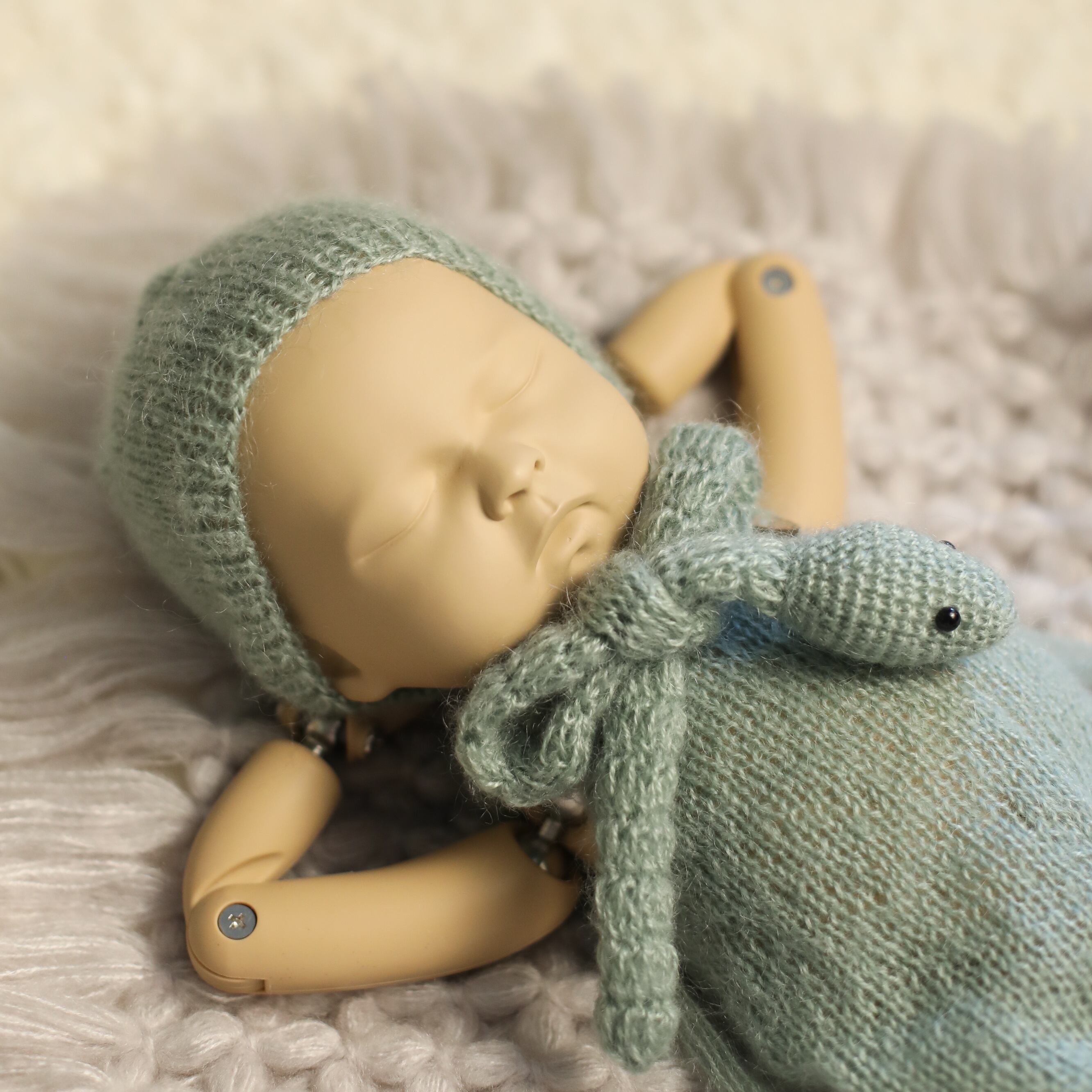 へびのあみぐるみ⁑ニューボーンフォト | pomme de pin ニューボーン