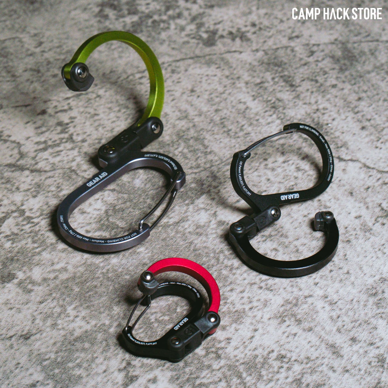 変幻自在のカラビナ型フック「ヒーロークリップ MINI」 | CAMP HACK STORE