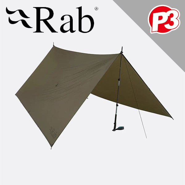 Rab Siltarp Plus Shelter Olive Green 2 RAB SilTarp Plus Shelter