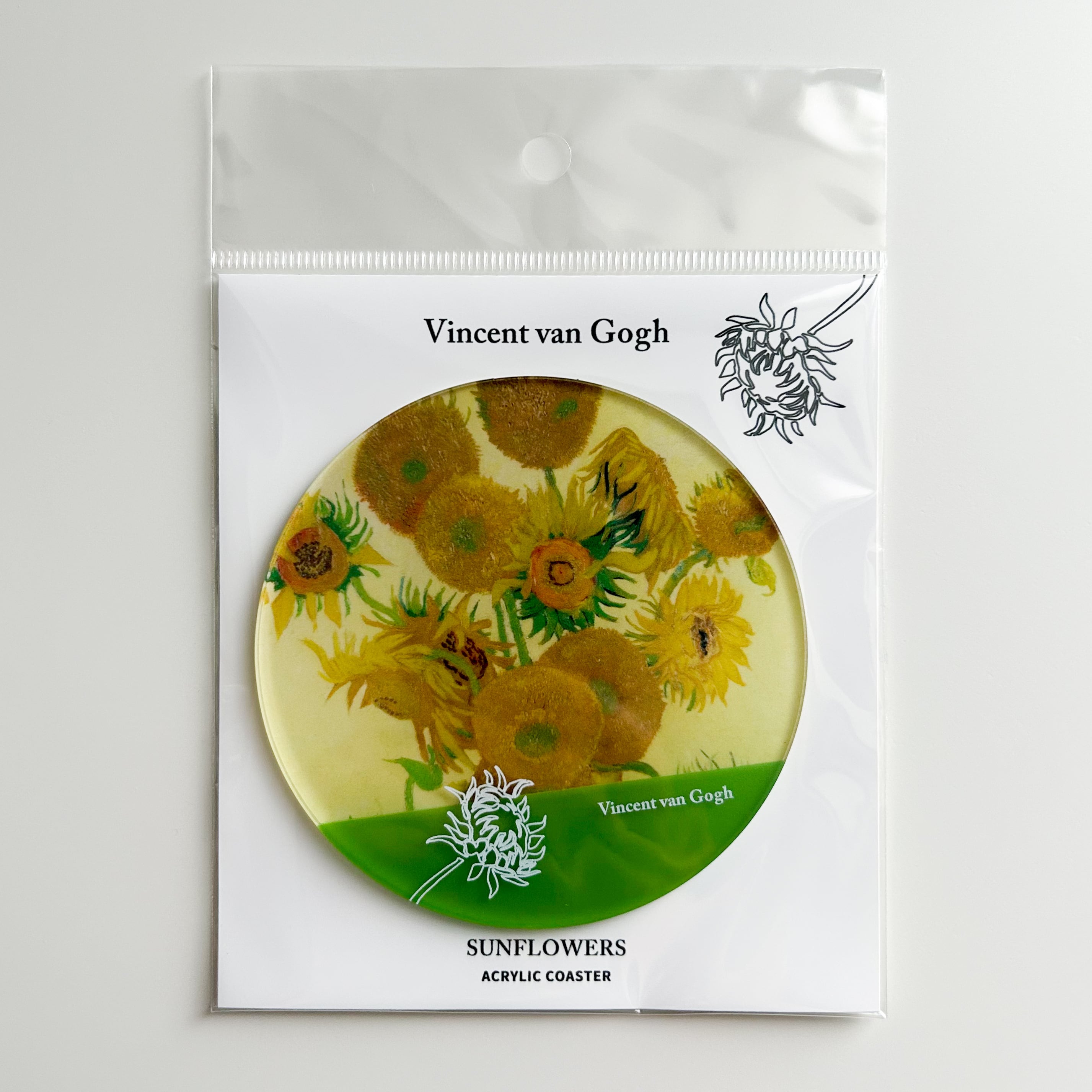 ゴッホ アクリルコースター ひまわり＜東京都美術館ミュージアム