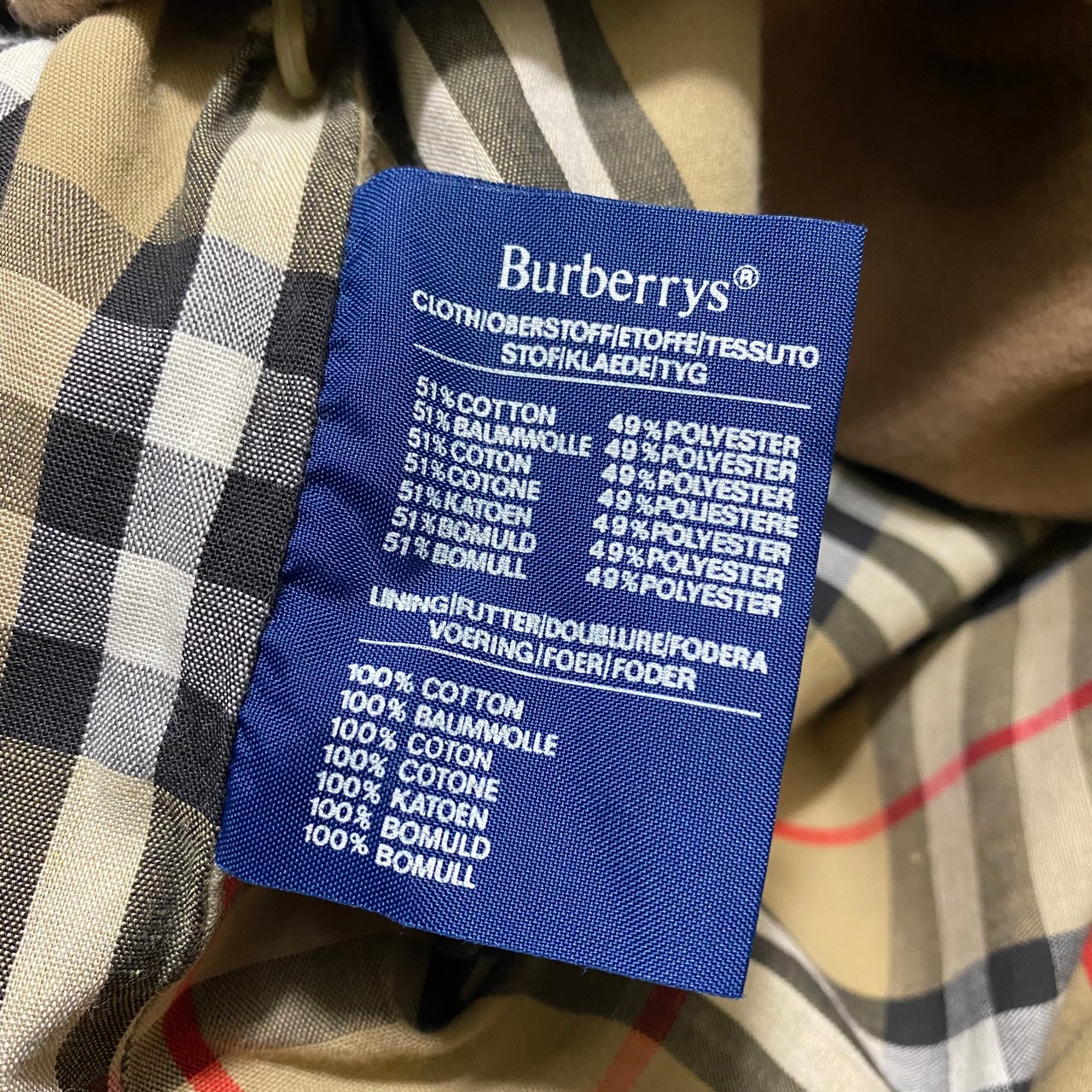 vintage BURBERRYS one-panel-sleeve trench coat “TRENCH 21”