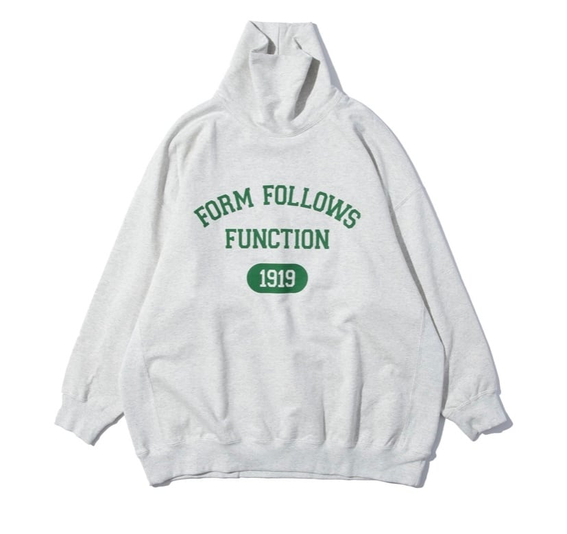 F/CE®︎ COLLEGE HIGHNECK SWEAT ハイネックスウェットPO | full of life