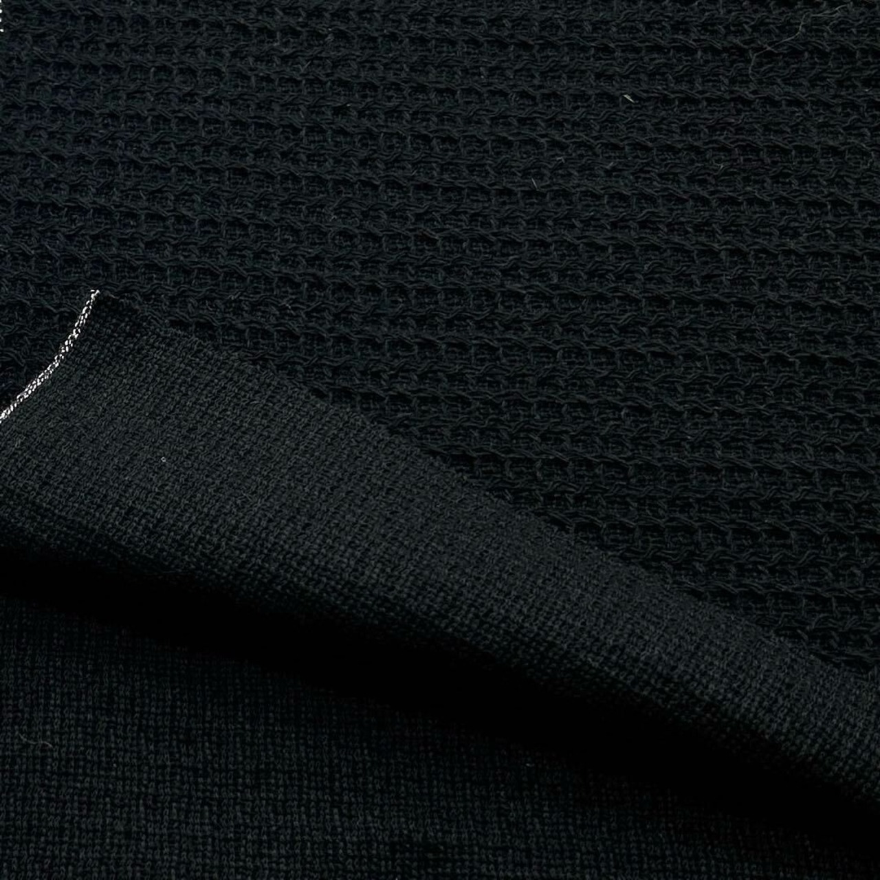 ★NY819◆2.3m◆一点限定◆コットンウールドビー織り生地◆ブラック