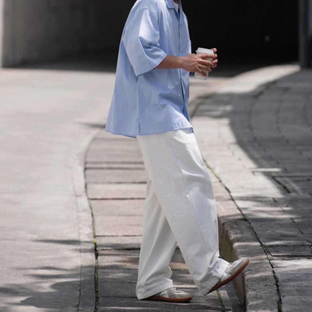 ベーシックボーイッシュカジュアルパンツ　0712