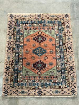 【送料込み】トルコラグ ヴィンテージ 高品質 クラ絨毯 139×184 TRB3945