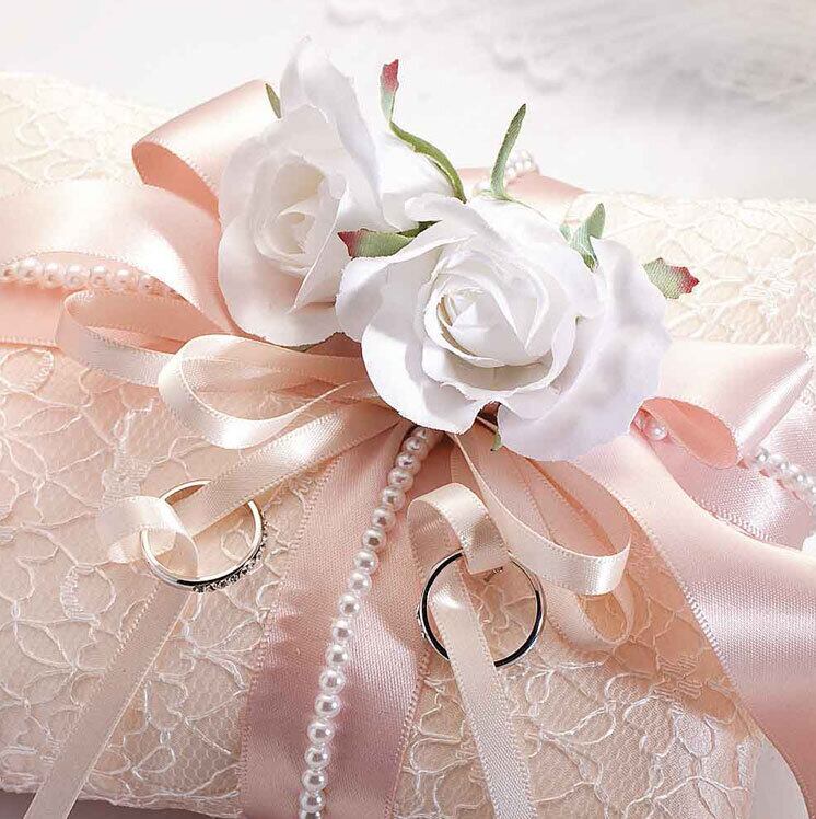 ドラマティック リングピロー 手作りキット フェアリーローズ (ピンク) 結婚式 結婚祝い 幸せデリバリー（ギフト・結婚式アイテム・手芸用品の通販）