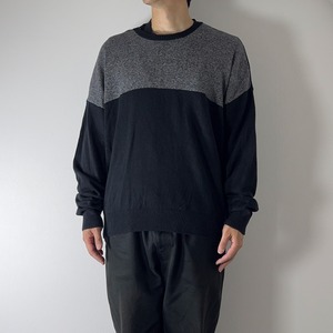 PERRY ELLIS cotton sweater XXL 古着