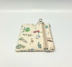 カードケース　キーポーチ　カードキーケース　植物とどうぶつ｜とりさん工房ーかわいいハンドメイドポーチ