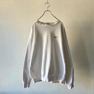 -NIKE- one point logo fade sweat