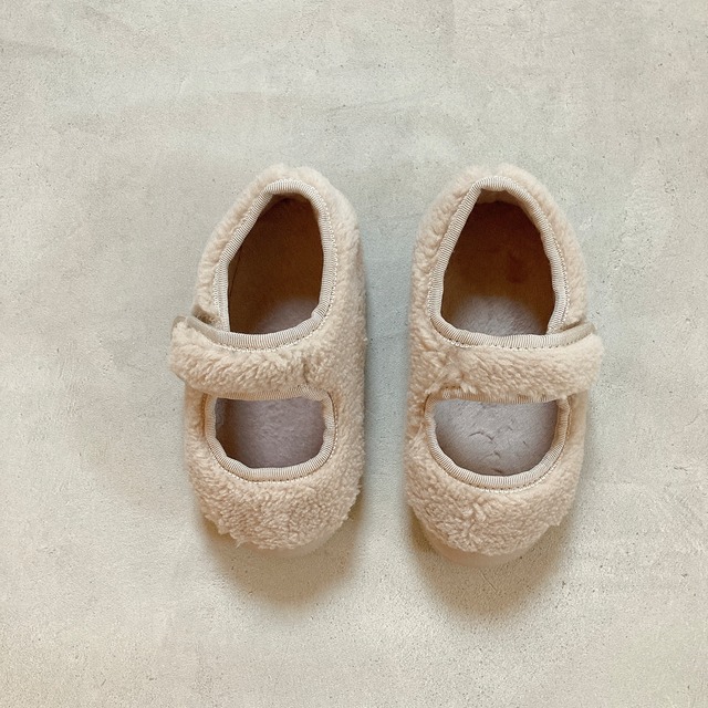 [neko iwai] mokomoko boa shoes