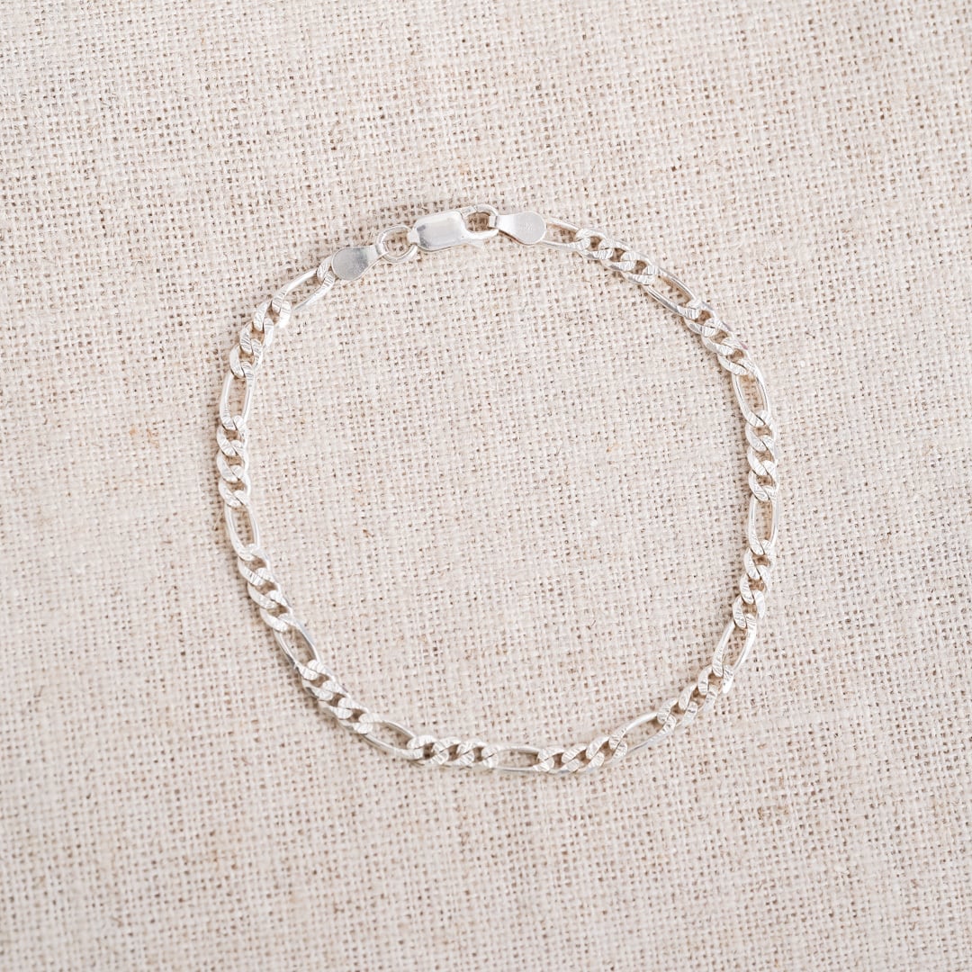 Valentine's Day Marche: Italian silver chain bracelet
