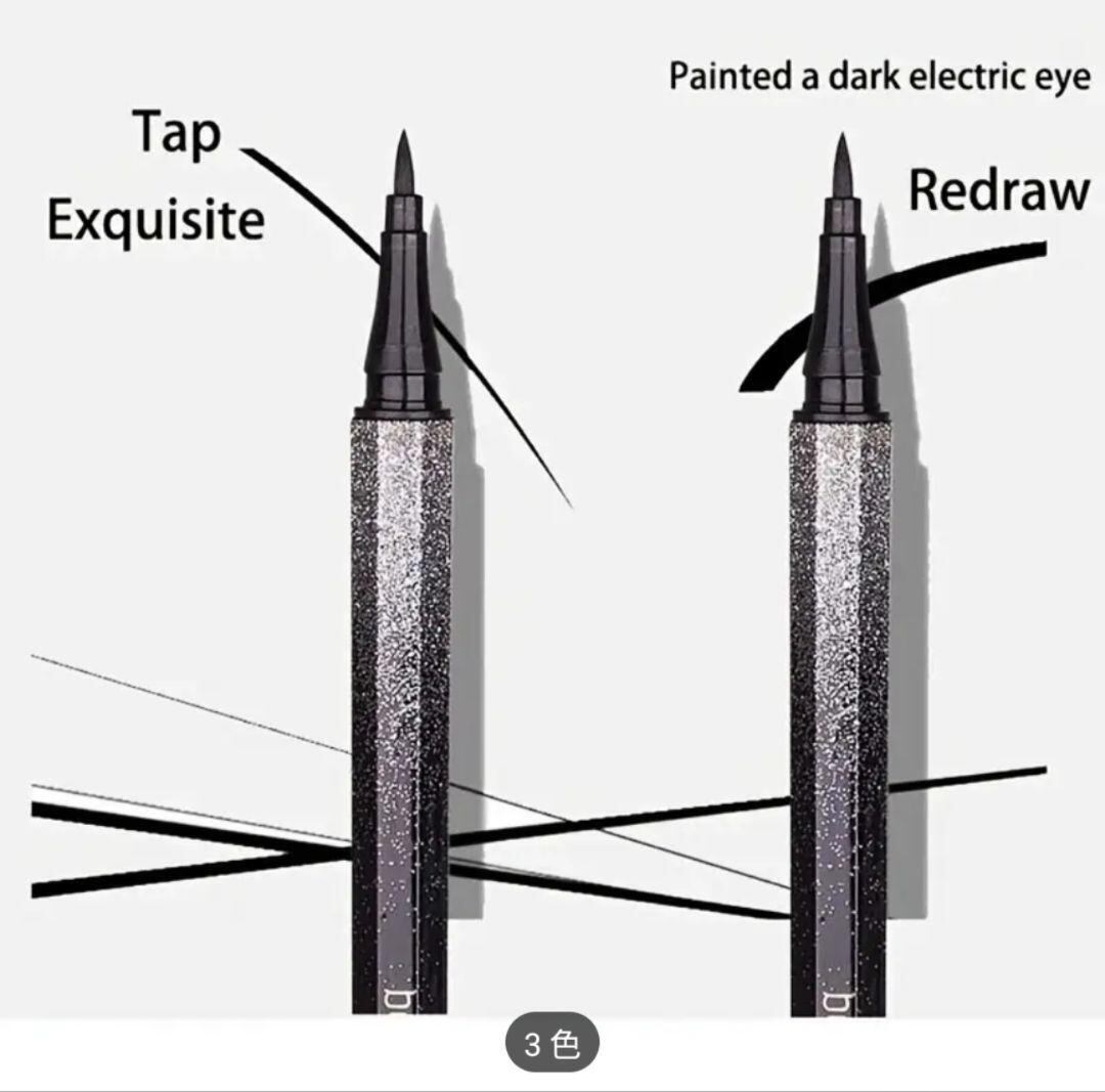 大人気♡リキッドアイライナー 2本セット ブラック ブラウン ウォータープルーフ