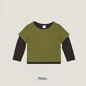 【取寄/韓国直送】Plain.レイヤードTシャツ秋服|韓国子供服|26/AT