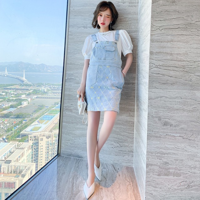 ドレス サマー レッド 刺繍 夏物 MIUCO35318351704