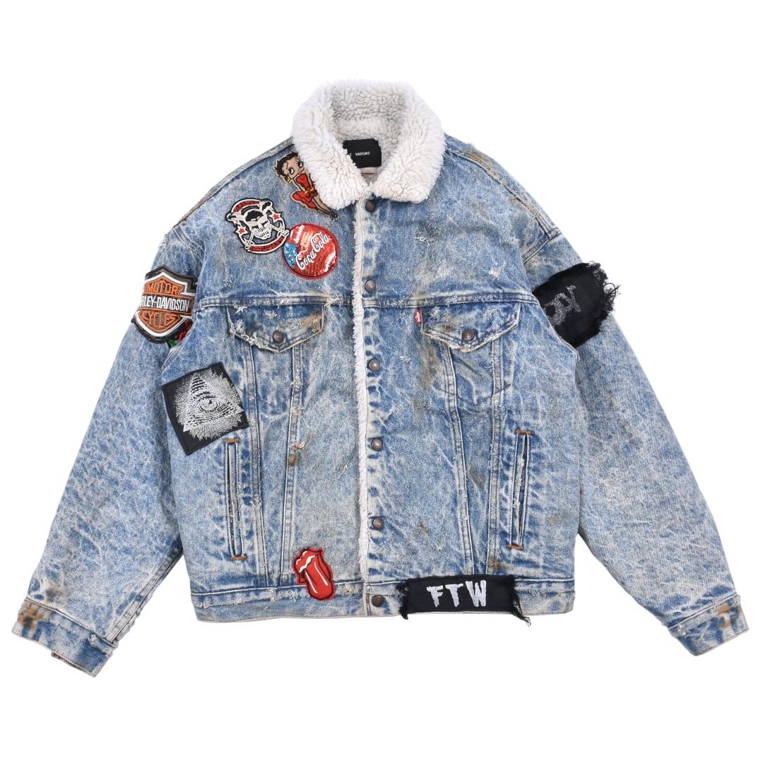 ZAC VARGAS / BOA DENIM JACKET / ※ONE-OF-A-KIND | AYIN