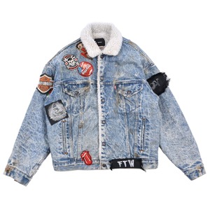 ZAC VARGAS / BOA DENIM JACKET / ※ONE-OF-A-KIND