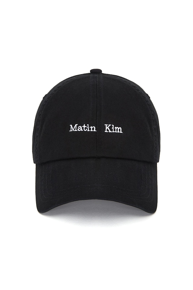 [Matin Kim] MATIN MINI CLASSIC LOGO BALL CAP IN BLACK 正規品 韓国ブランド 韓国通販 韓国代行 韓国ファッション マーティンキム matinkim 日本 店舗