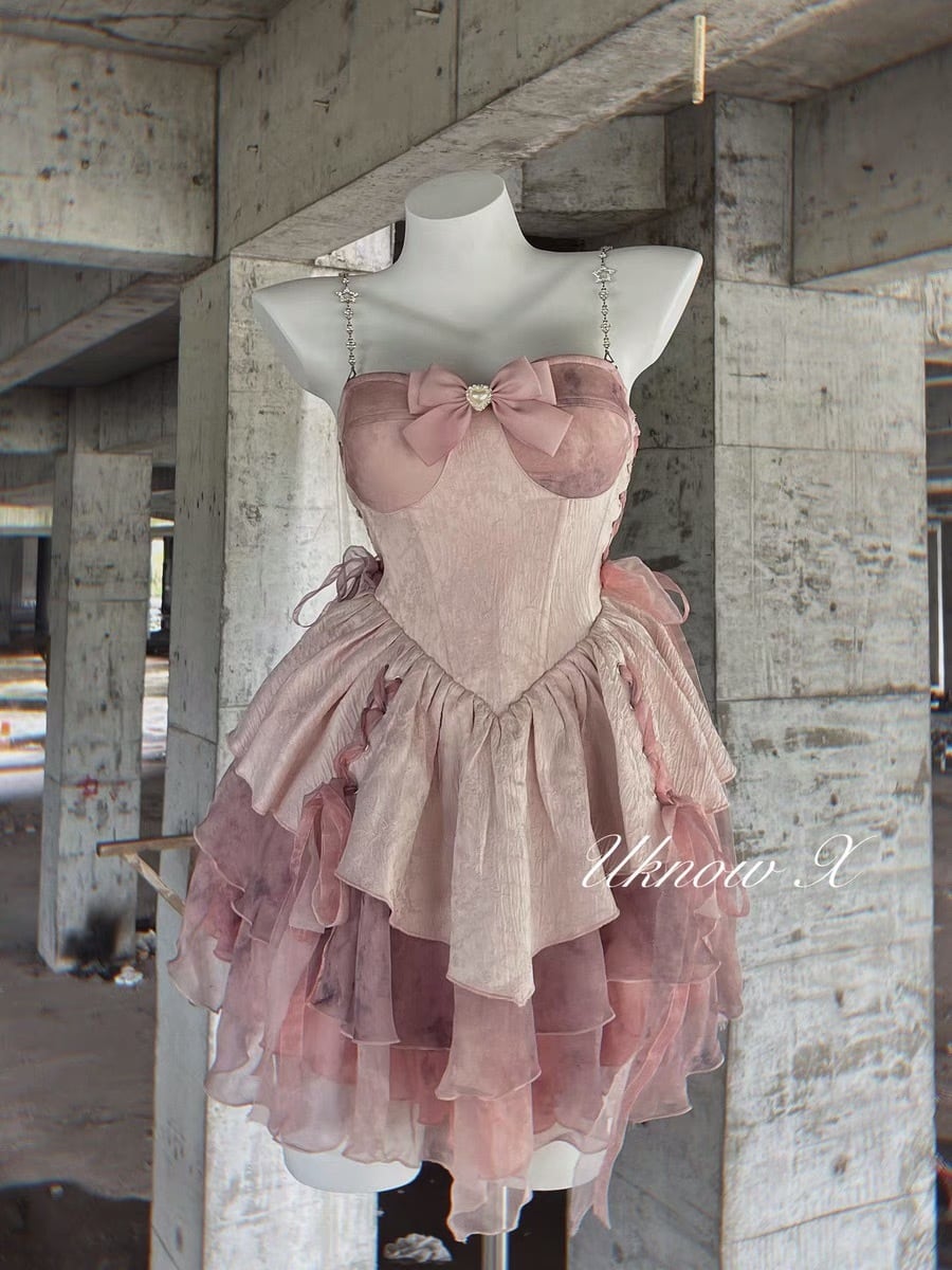 森ガール スカート フリル レース y2k ギャル y2k ドット レース