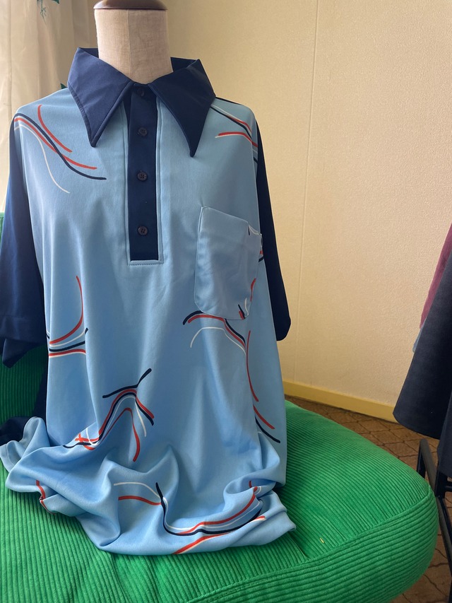 70s-80s Vintage Hilton Graphic Polo Shirt