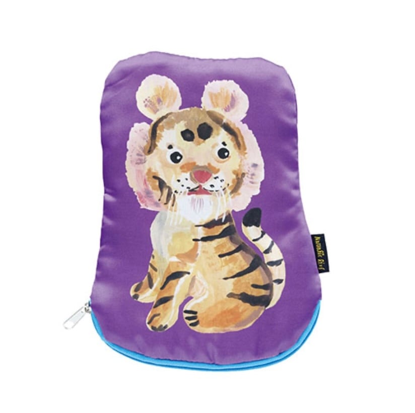 新品　ナタリーレテ　サテン ポーチ　ドンキー　ブレーメン　ロバ ナタリー・レテ】サテン・ポーチ ドンキー ブレーメンのロバのふっくら