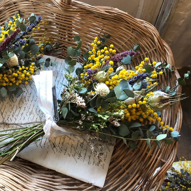 ドライフラワースワッグ No.66 ドライフラワー スワッグ No.66 ミモザ