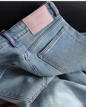 リラックスストレートデニム A0199