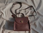 AMERICA 1990’s OLD COACH “Brown Leather” shoulder bag