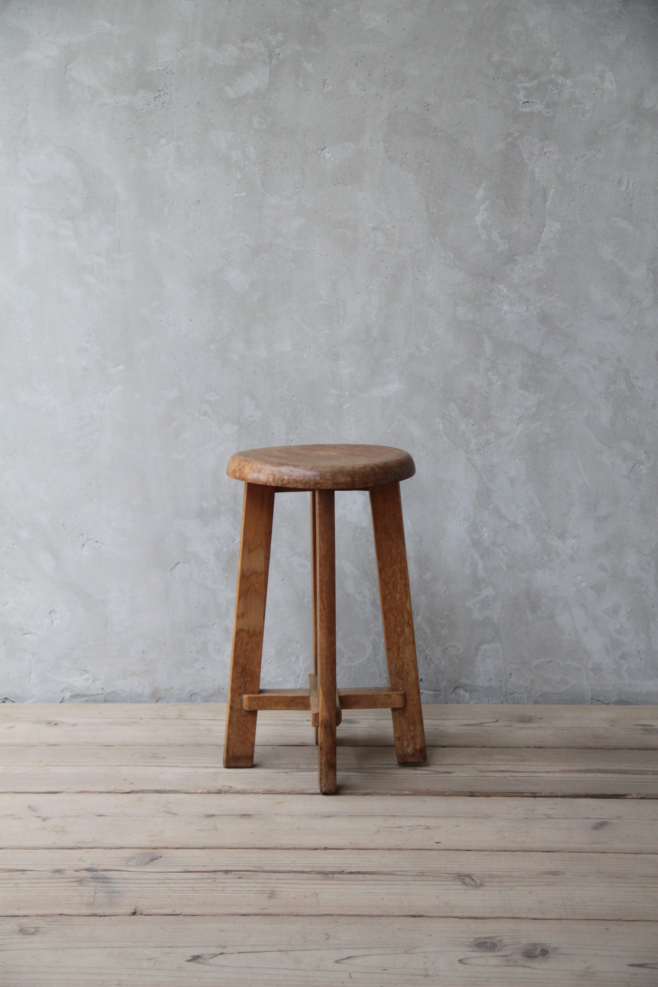 送料無料】スツール 古家具/古道具/アンティーク/椅子/スツール/丸イス