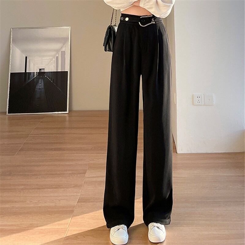 パンツ ワイドレックパンツ ストレート ハイウエスト きれいめ シンプル カジュアル 大人 上品 おしゃれ お洒落 かっこいい こなれ感 個性的 クール 主役級 無地 春 夏 秋 母の日 参観日 発表会 20代 30代 40代 レディース 女性用 ママ ビジネス OL 通勤 お出かけ 女子会 休日 パーティー イベント ホテル レストラン ショッピング 着回し 普段使い お揃い 韓国 韓国系 オルチャン ファッション コーデ スタイル 楽ちん 脚長 サイズ S M L XL 2XL 黒 アプリコット