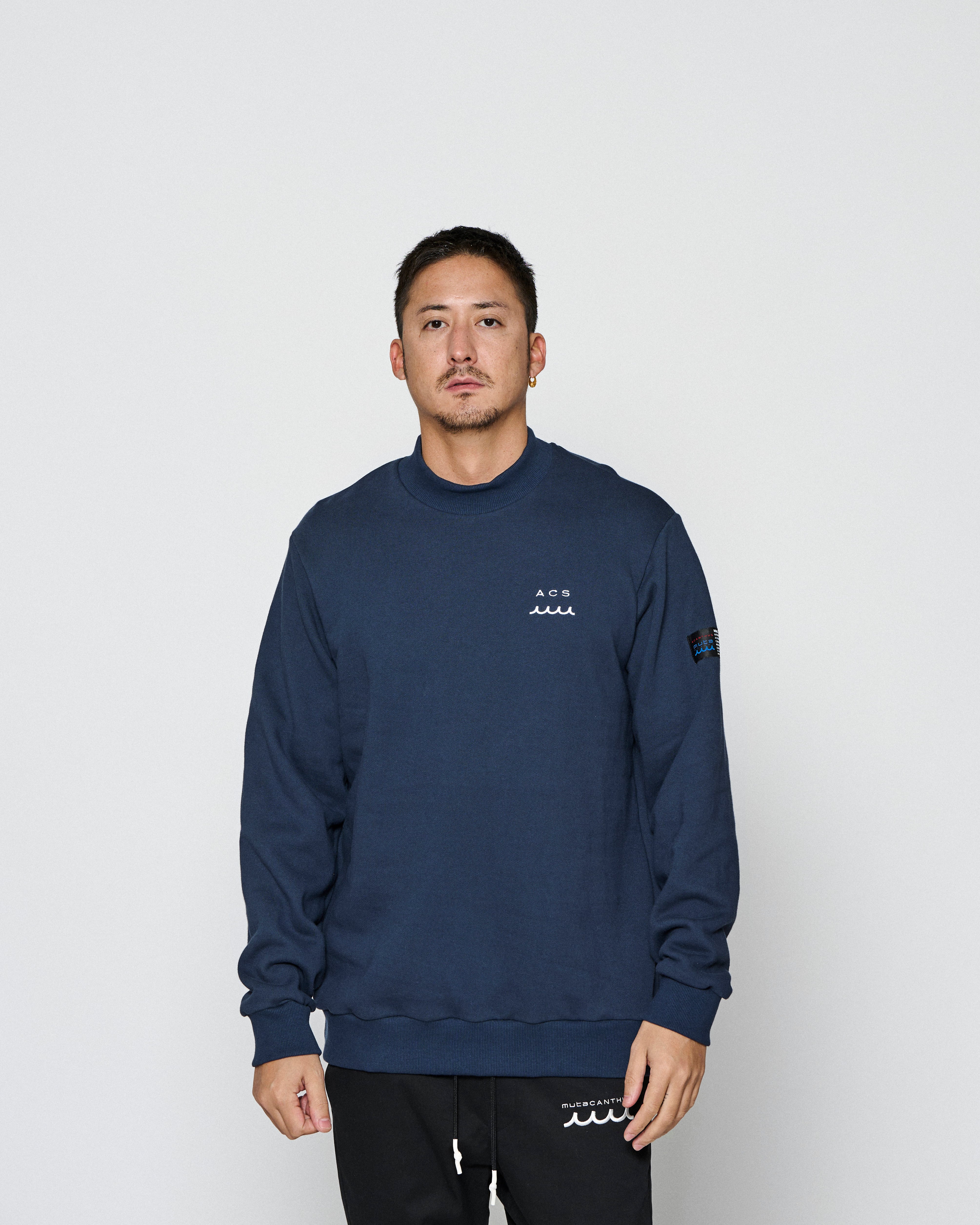 予約販売9月下旬～10月中旬入荷】muta MARINE × ACANTHUS モックネック
