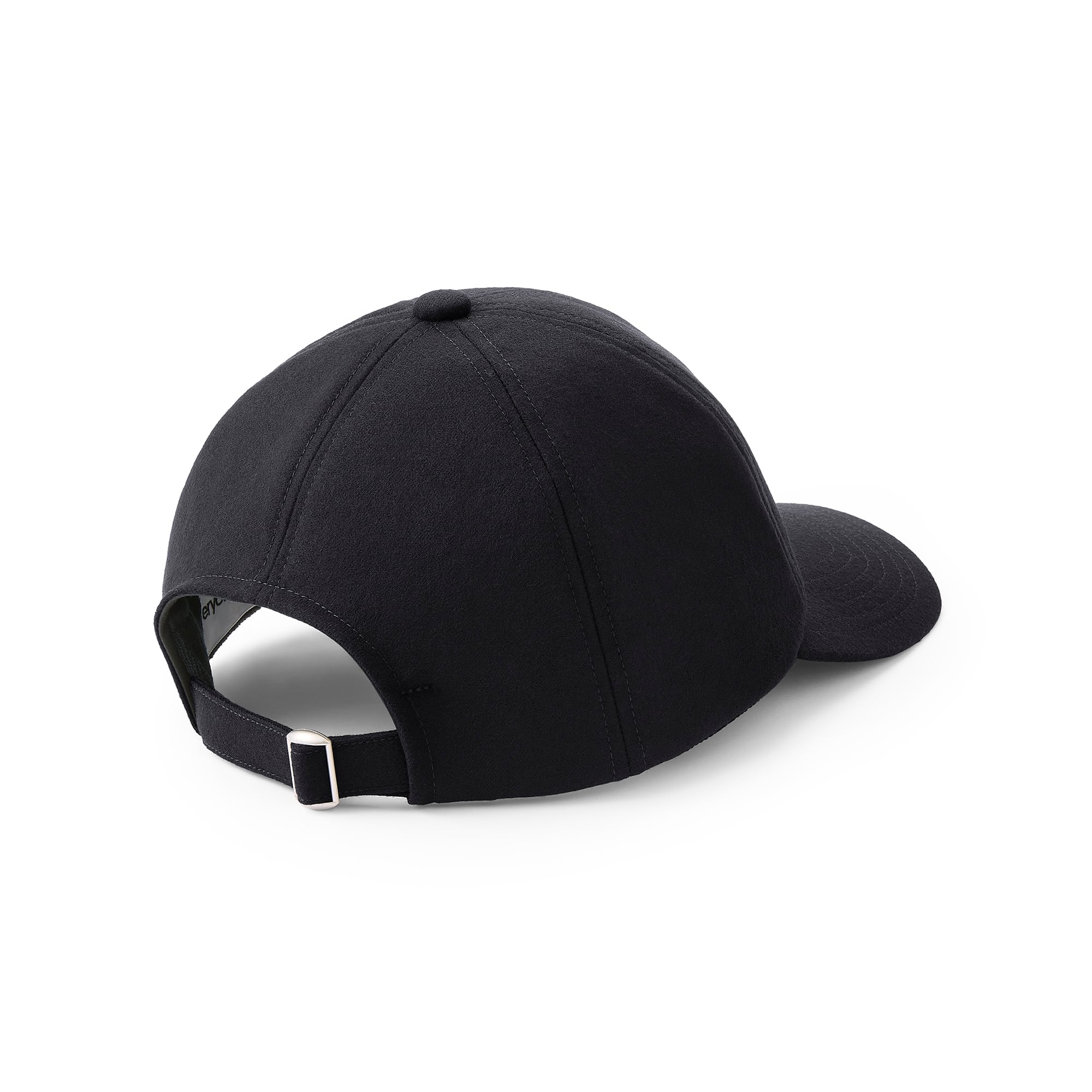 everyone wool flannel original logo 6-panel cap (BLACK) | everyone