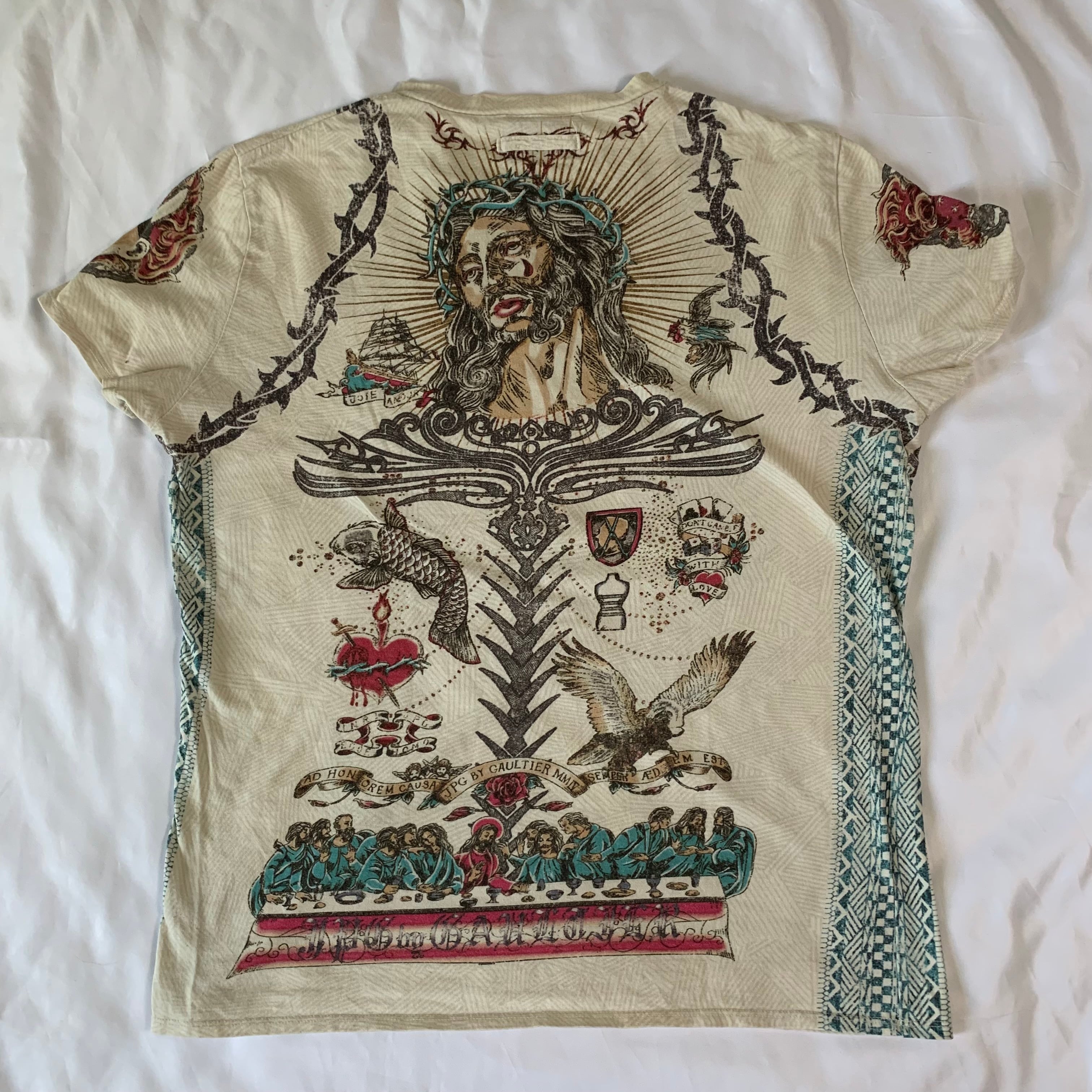 jean paul GAULTIER :【ジャン ポール ゴルチェ】 タトゥー柄 jean paul GAULTIER :【ジャン ポール ゴルチェ】 タトゥー柄