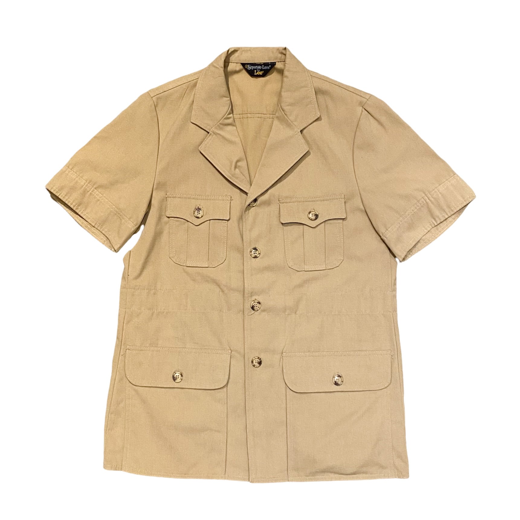 70's Lee S/S Safari Jacket / サファリジャケット 半袖シャツ 古着 | WhiteHeadEagle