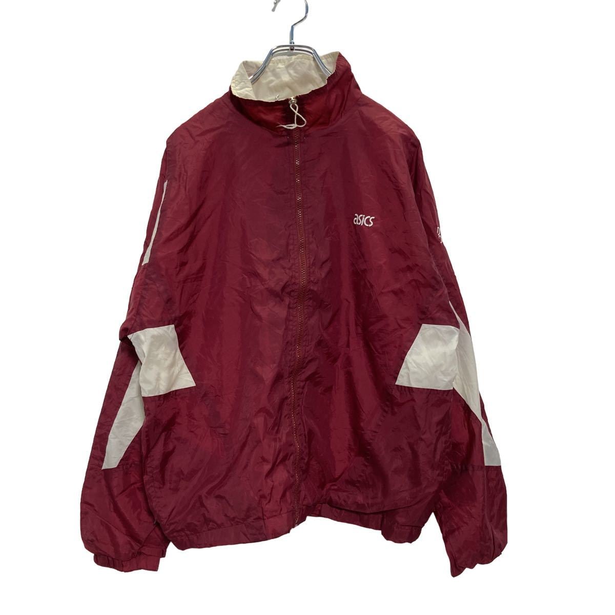 90s USA製 LLBean エルエルビーン ウォームアップ ボルドー 短丈 90s ウォームアップジャケット 短丈 ヴィンテージ えんじ ボルドー 80