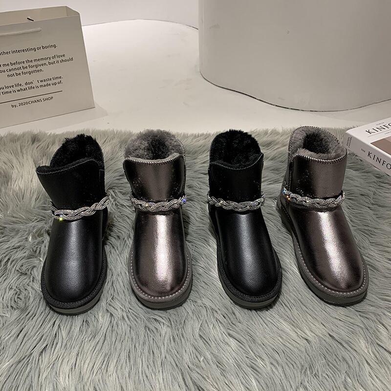 ウィンターカジュアルスリーブスウェードショート 靴 シューズ コットン 冬物 フェイクシューズ21258018258