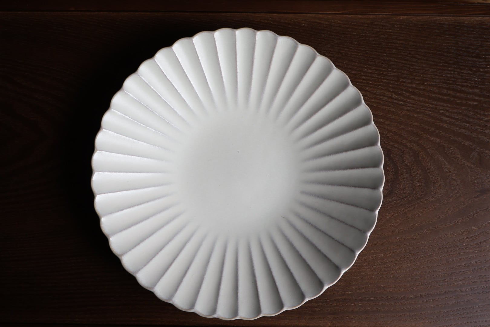 瀬戸焼 Hana 花皿 L ぎんはく | うつわ通販 土岐陶器店 / ONLINE SHOP