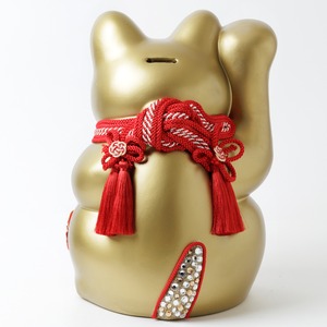 特大ご縁猫 / 金運七福神 / １０号 / 金(GOLD)