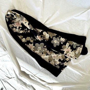 (Rectangle,Washable)Yuzen paint, flowers pattern Kimono×Hijab