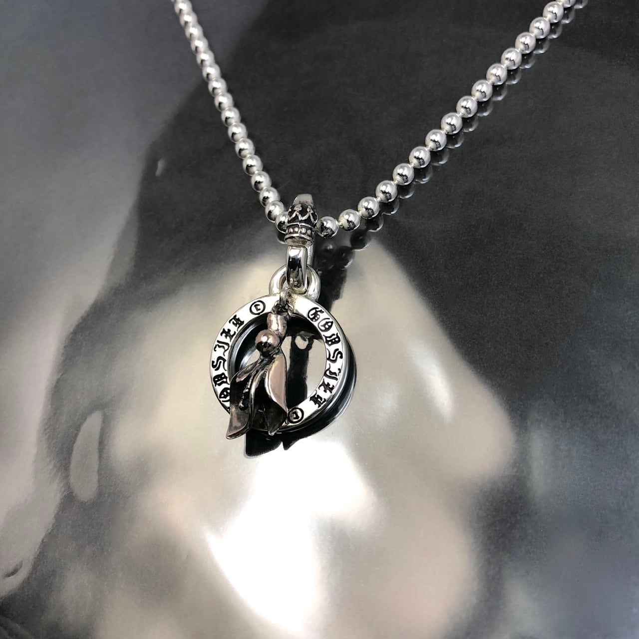 BUD pink silver PENDANT - GODSIZE 20th Anniversary Model - / BUD
