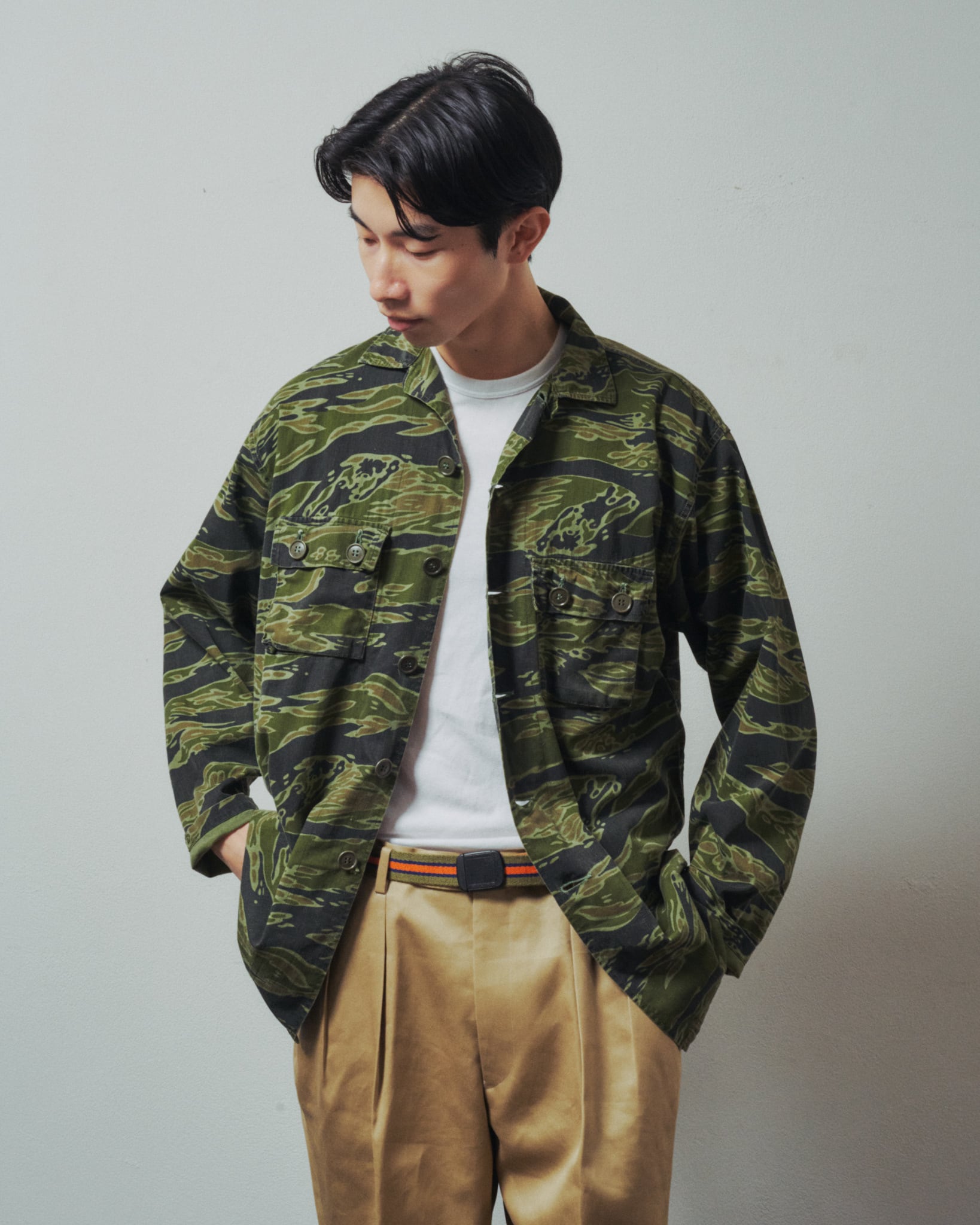 極美品】60s U.S.ARMY Tiger stripe jacket special vintage militaly