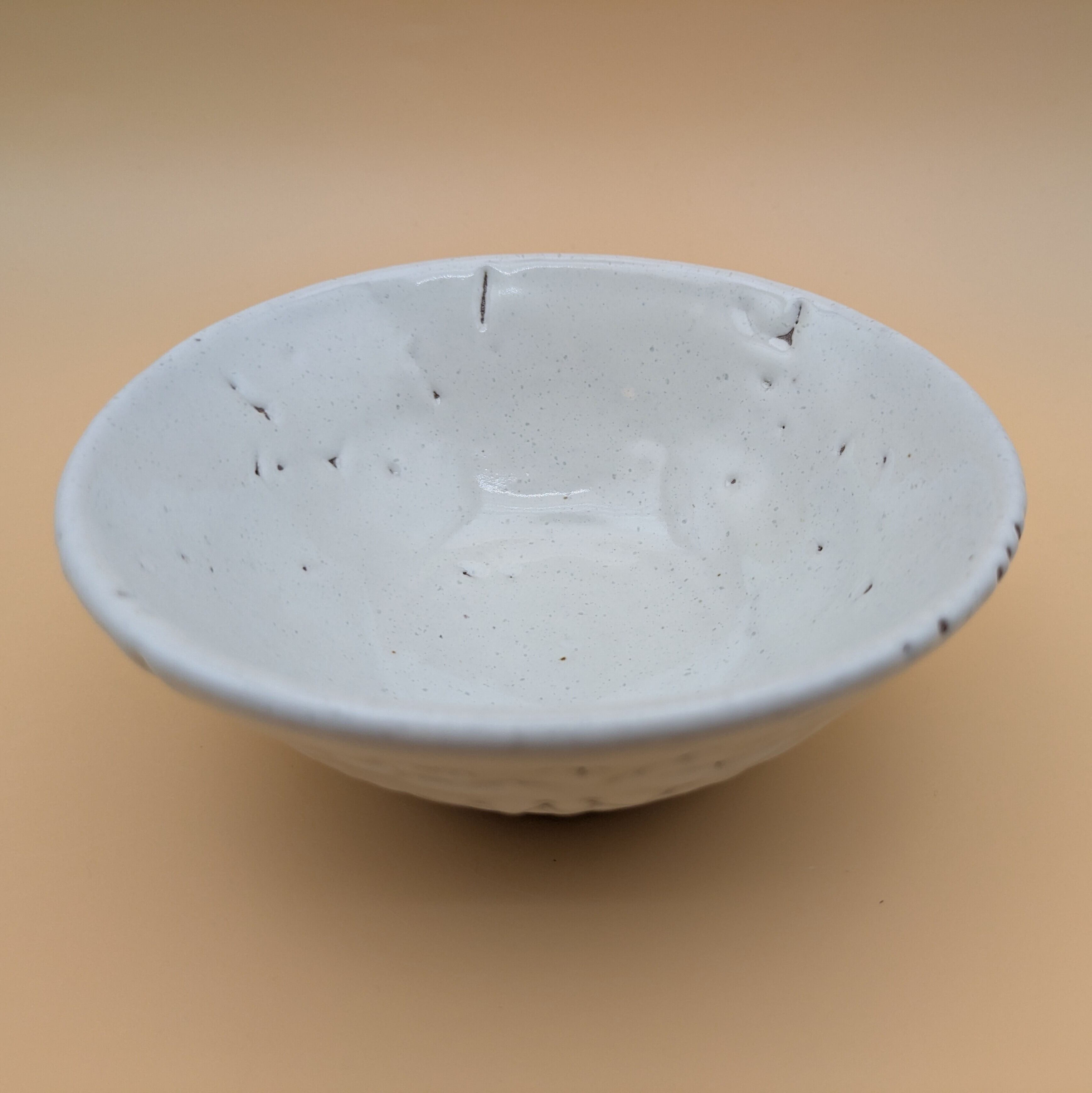 萩焼】 茶碗 13cm （白釉 鬼萩） ご飯茶碗 お茶碗 飯碗 | PAY ID
