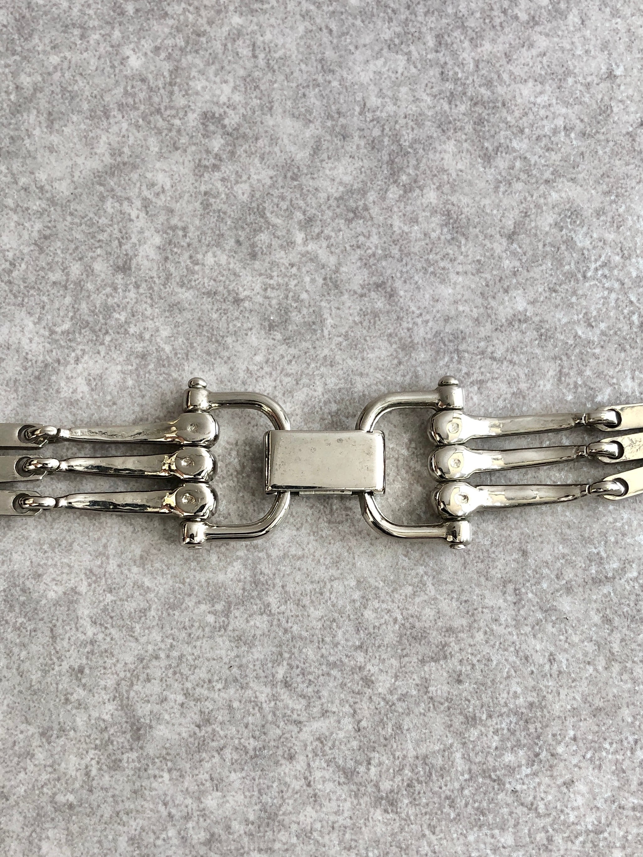 CELINE セリーヌ ブレスレット シルバー ホースビット vintage