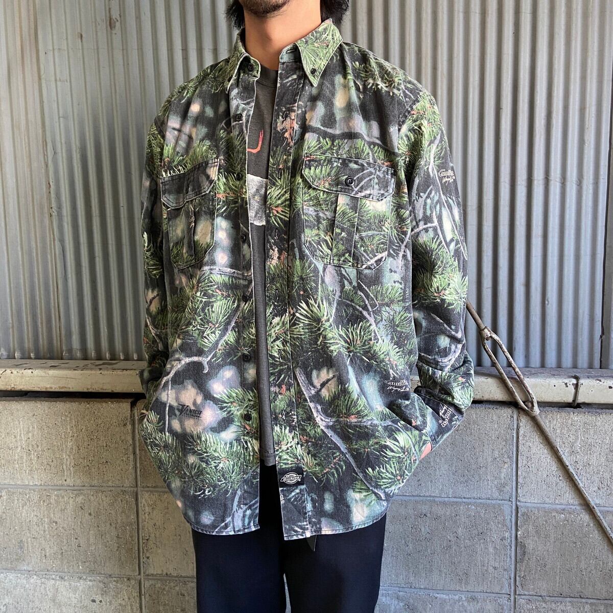 Dickies ディッキーズ リアルツリーカモ ボタンダウンシャツ メンズL 