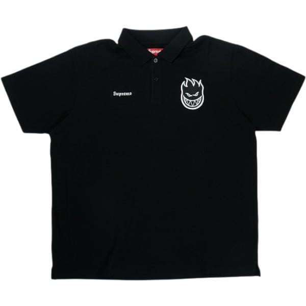Size【L】 SUPREME シュプリーム ×Spitfire 26SS Polo Black