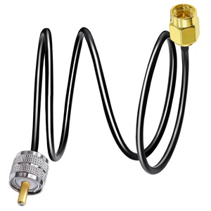 【人気】SMA UHF 延長 ケーブル RG58 3.3ft（1M）TUOLNK SMA オス SO239 PL259 WiFi アンテナピグテールケーブル PL-259 CB 無線 アマチュア 無線 用 RF 同軸 アセンブリ ケーブル