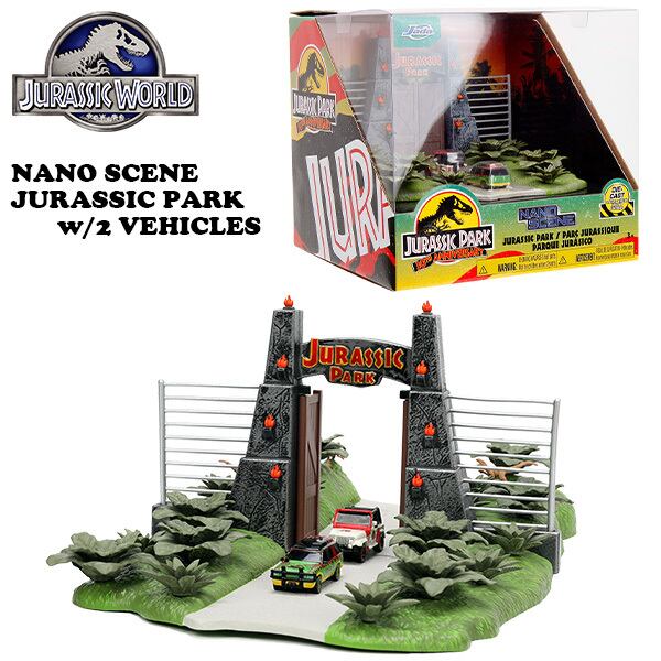 NANO SCENE JURASSIC PARK w/2 VEHICLES 【ジュラシック ワールド