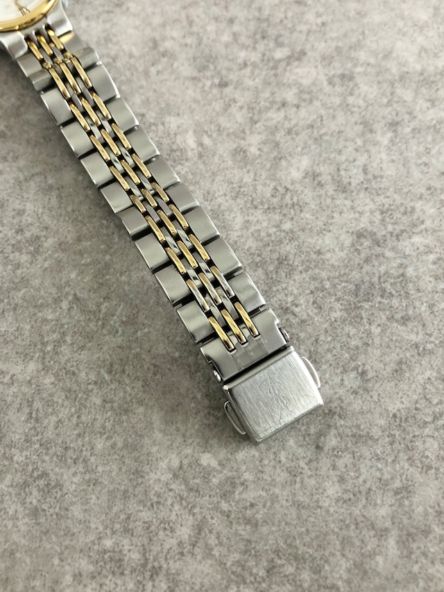 Yves Saint Laurent イヴ・サンローラン 腕時計 シルバー ゴールド YSL ステンレススチール vintage ヴィンテージ オールド dxnipd