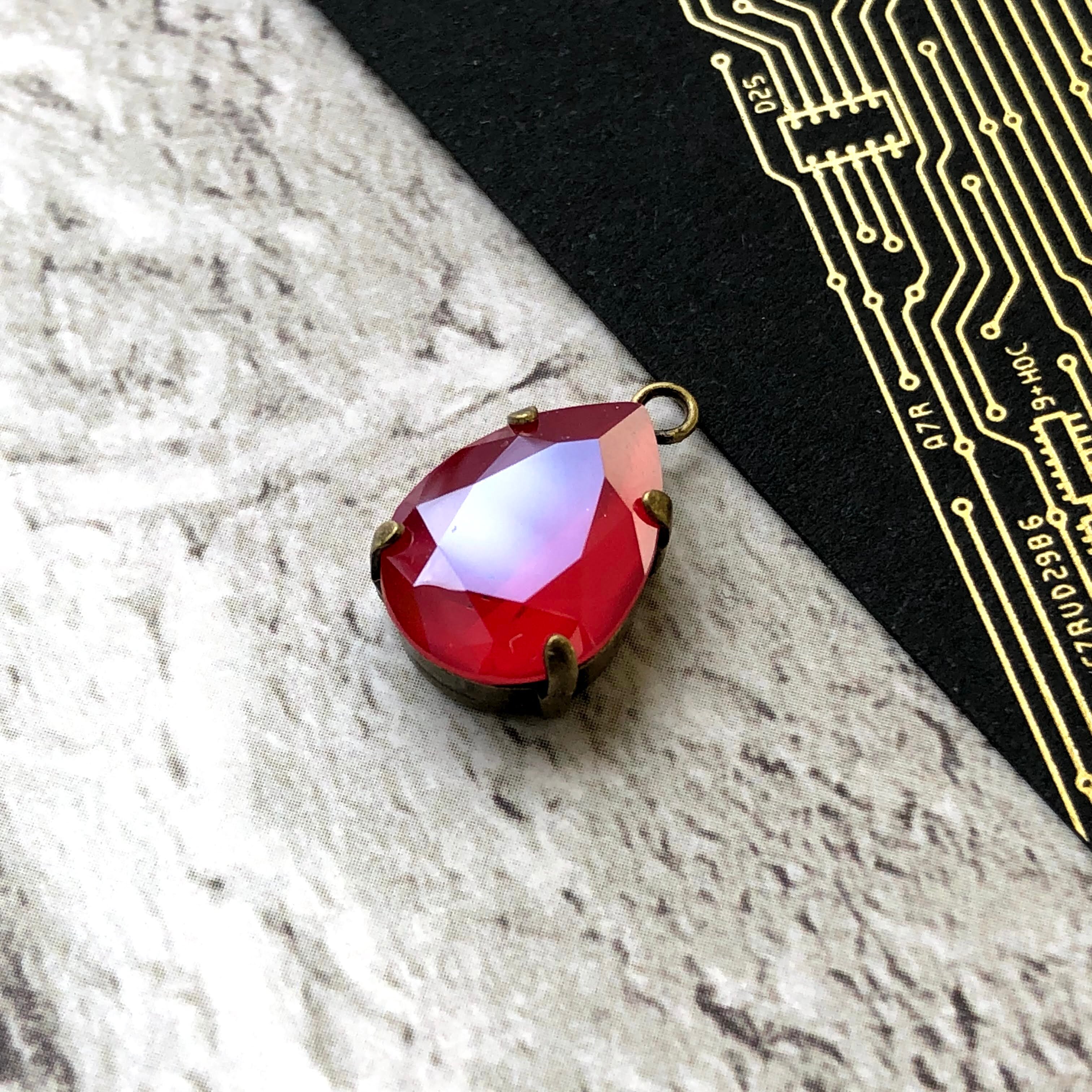 SWAROVSKI スワロフスキー　ブローチ　ヒトデ☆レッド スワロフスキー ブローチ 希少 極美品 SWAROVSKI スワロフスキー