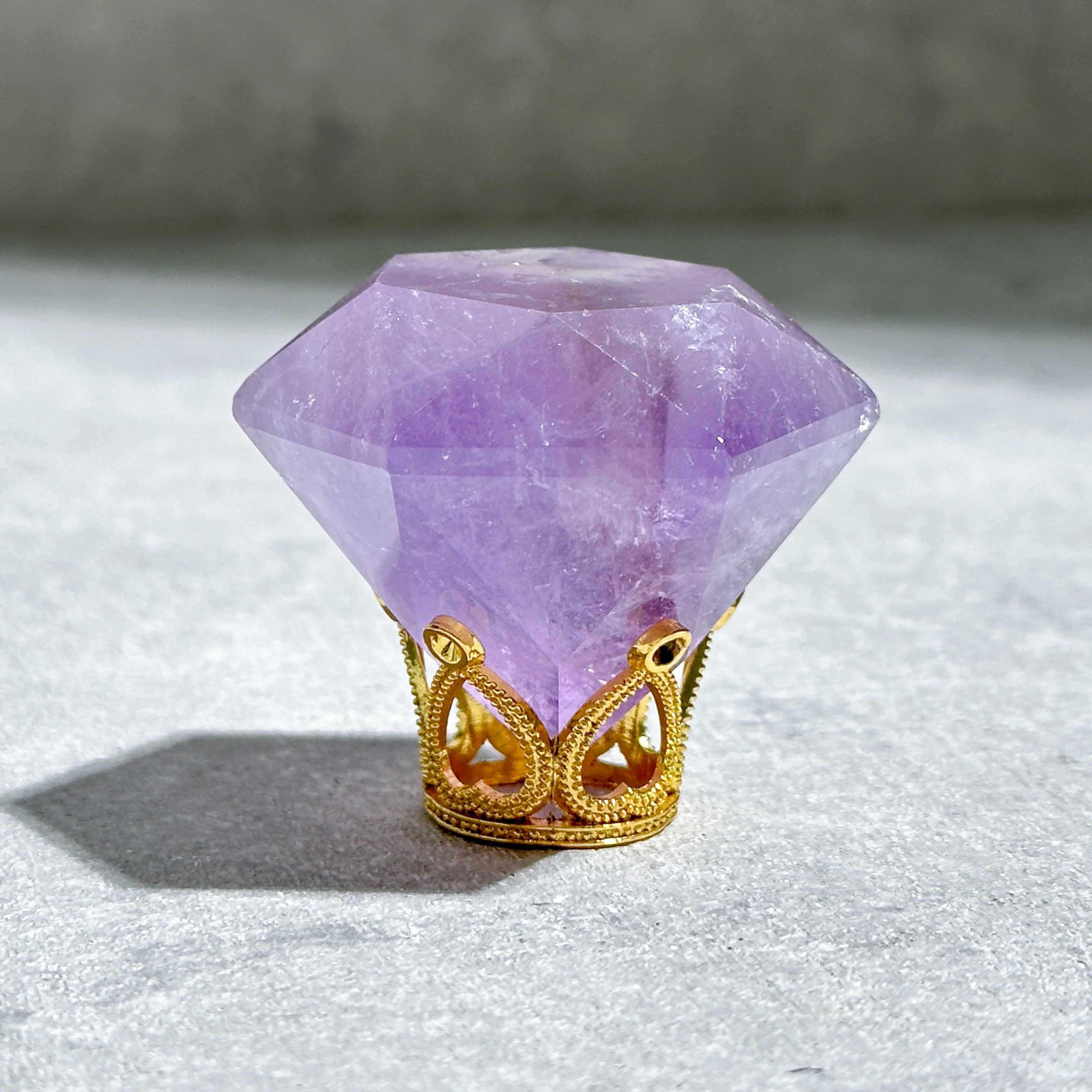 ファントムアメジスト ダイヤモンドカット31◇Amethyst Diamond