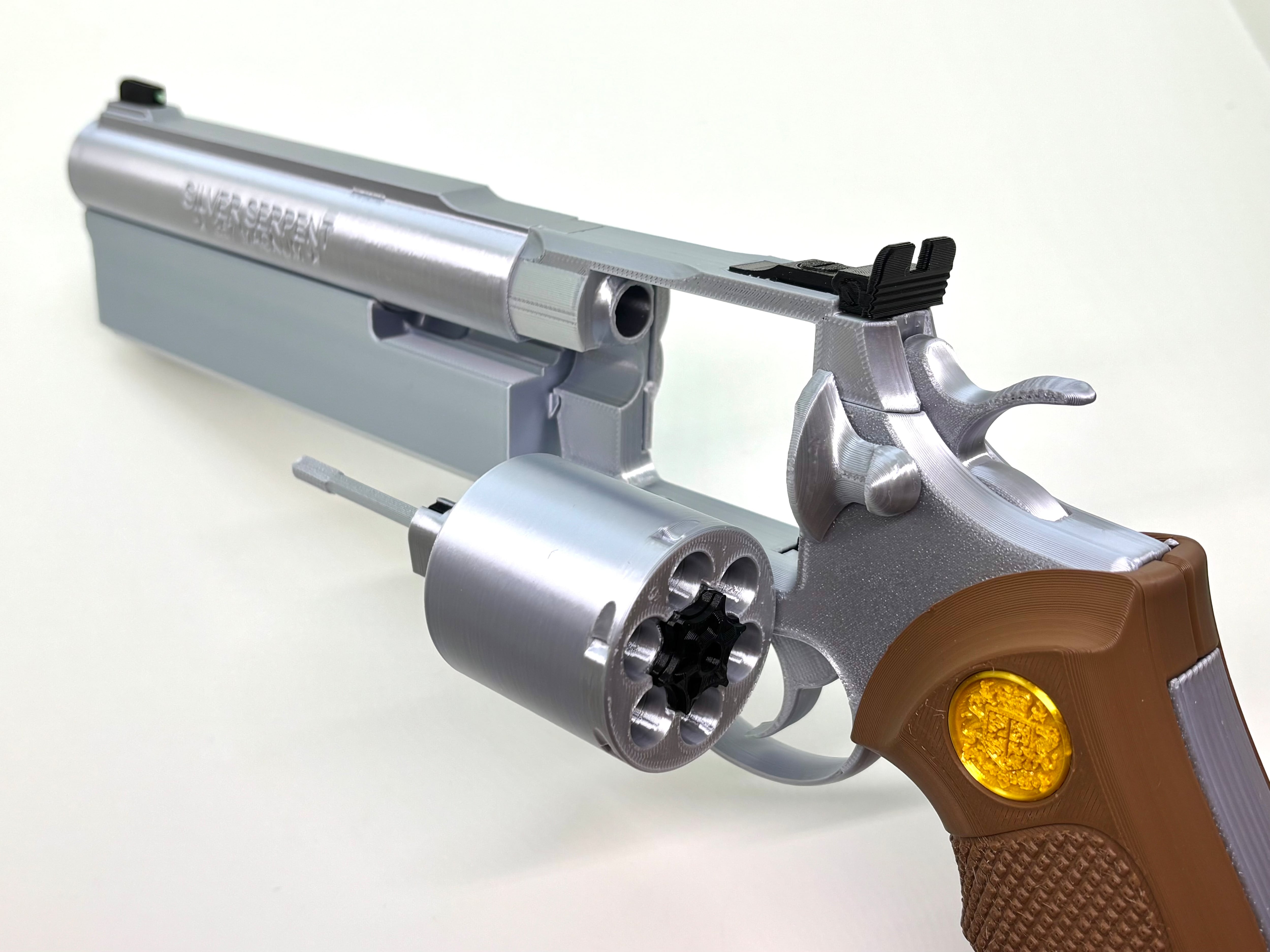 バイオハザード風 バリーのリボルバー（発射機能なし、金属なし） | 3D